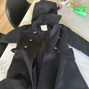 Girls long pea coat